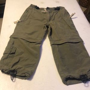 Field gear kids pants zip off shorts p36